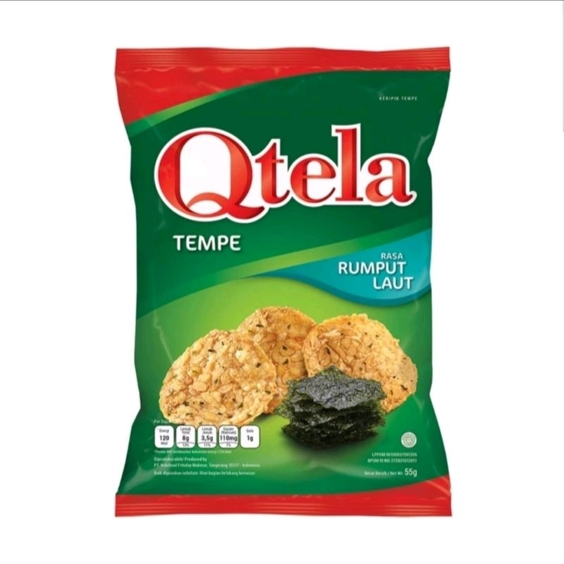 

Qtela Tempe Rumput Laut 55gr - 2pcs