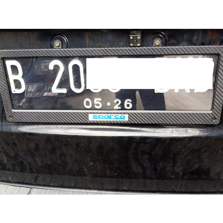 nl Cover Plat Nomor Mobil Acrylik CARBON Tempat Plat Nomor CARBON
