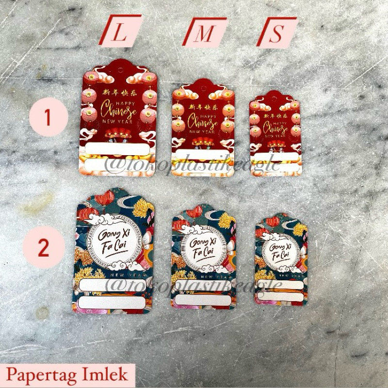 

(isi 5pcs) [CHINESE NEW YEAR EDITION] Papertag imlek