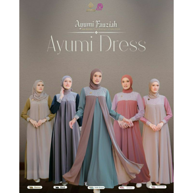 AYUMI DRESS EMKA HIJAB/ AYUMI FAUZIAH EMKA HIJAB/ SARIMBIT 2024