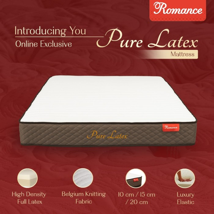Romance Kasur Pure Latex 15 Cm - Romance Grosir
