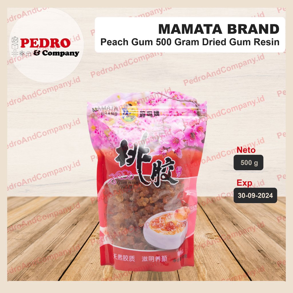 

Mamata peach gum 500 gram dried gum resin