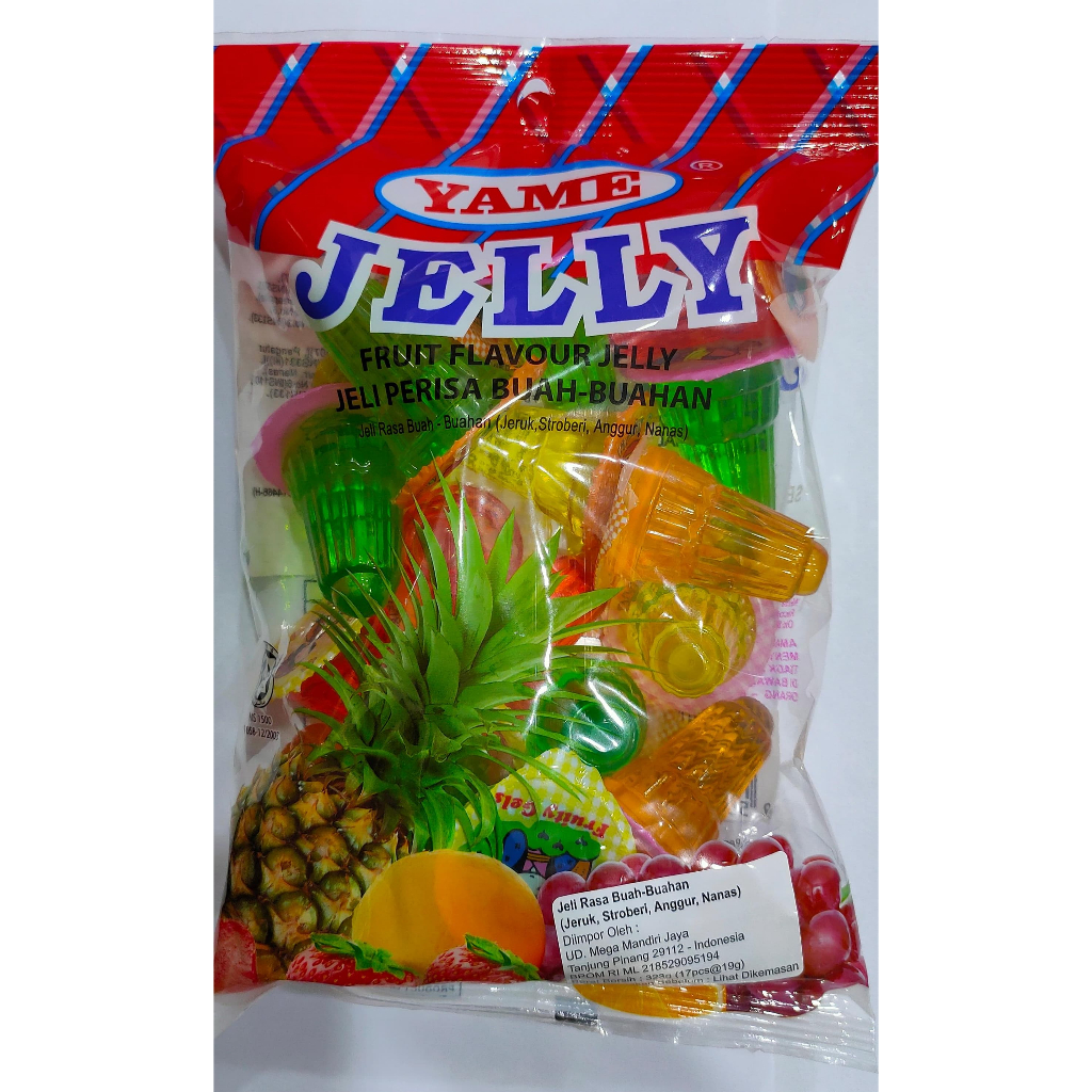 

Yame Jelly Perisai Buah Buahan 323 gr