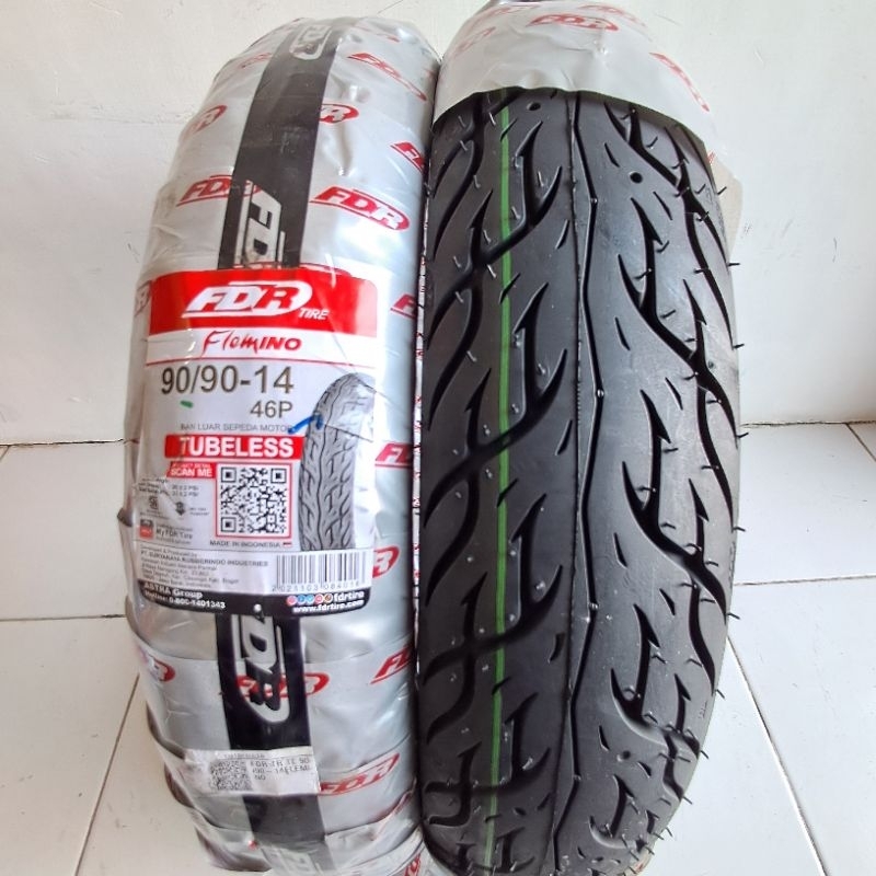 ban fdr flemino 90/90-14 tubeless matic