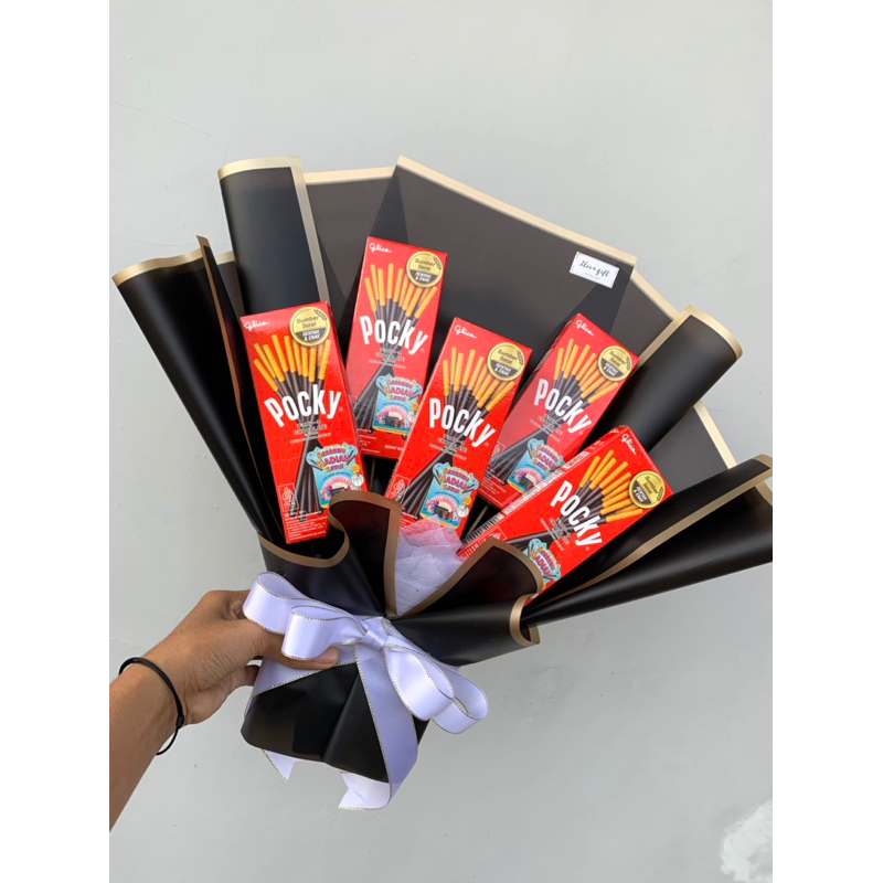 

(BUKET SNACK 002) Bucket Snack Pocky 22 gr Murah untuk Kado Wisuda Ulang tahun