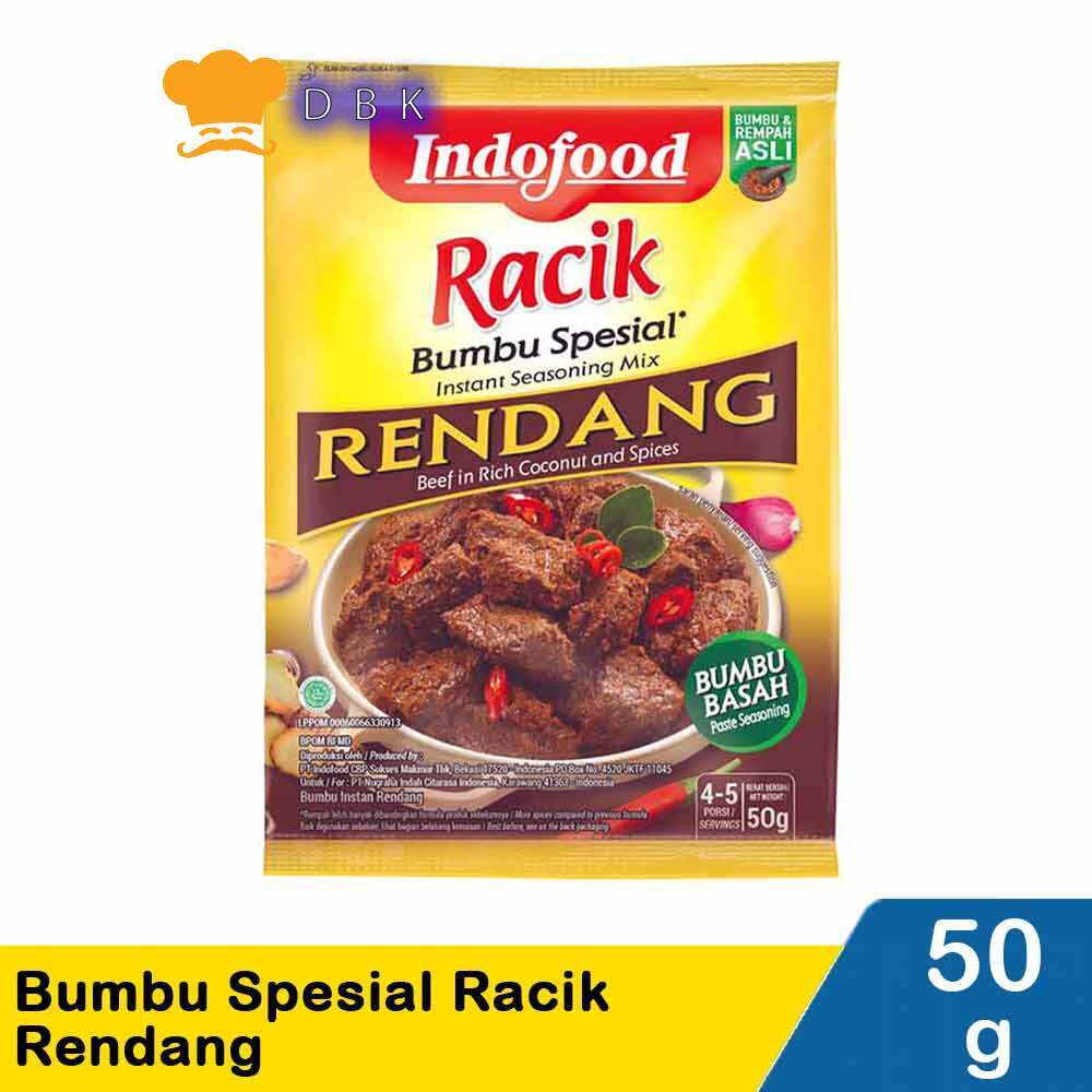 

Indofood racik rendang 50gr Bumbu instant special