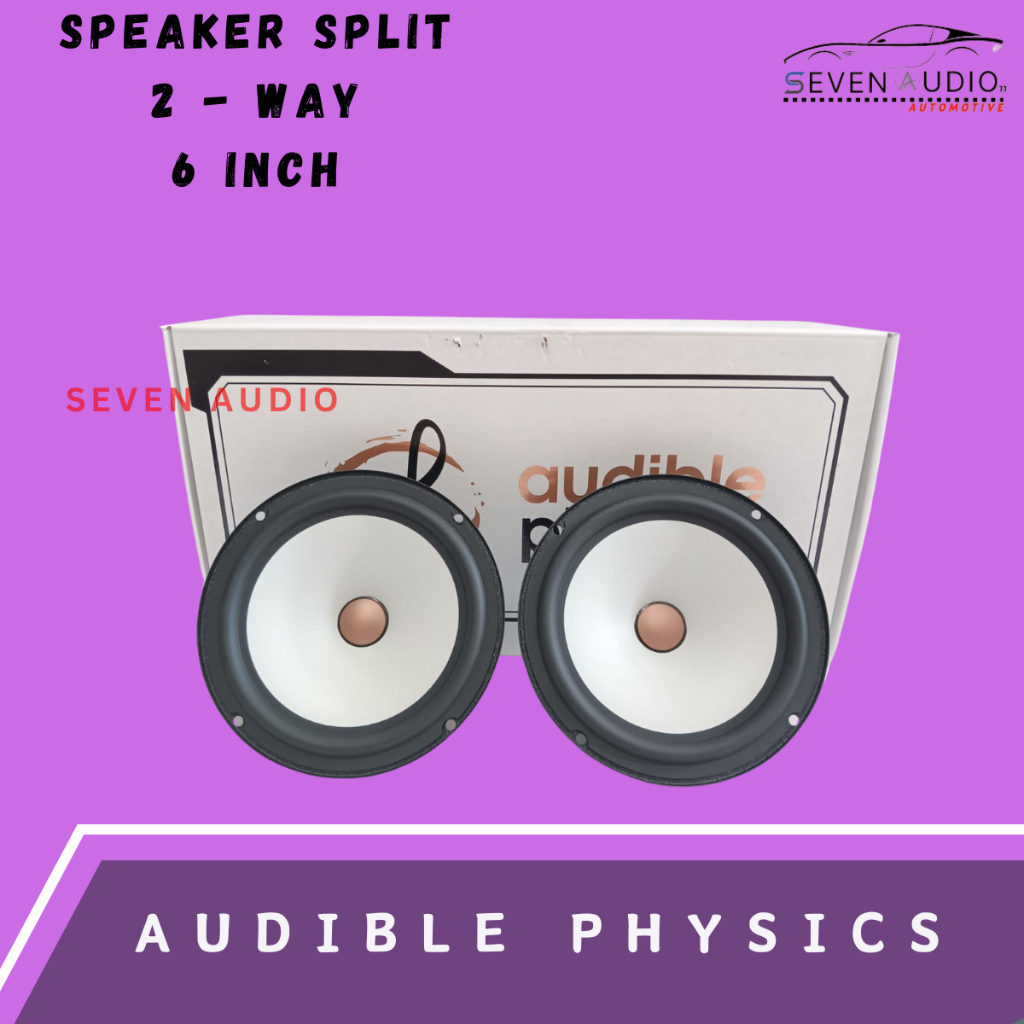 Speaker Split 2-Way 6" Audible Physics  - Speaker Mobil Audible Physics 6 Inch