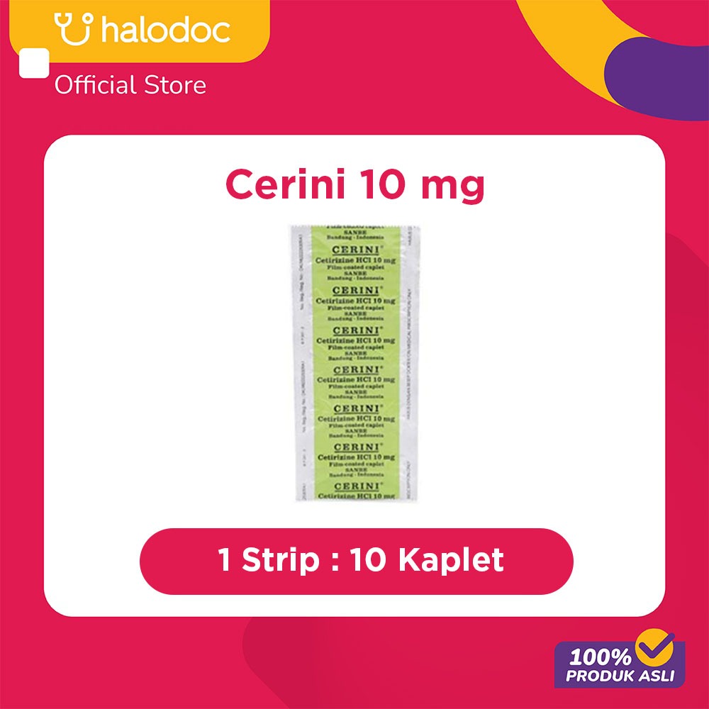 Cerini 10 Mg 10 Kaplet