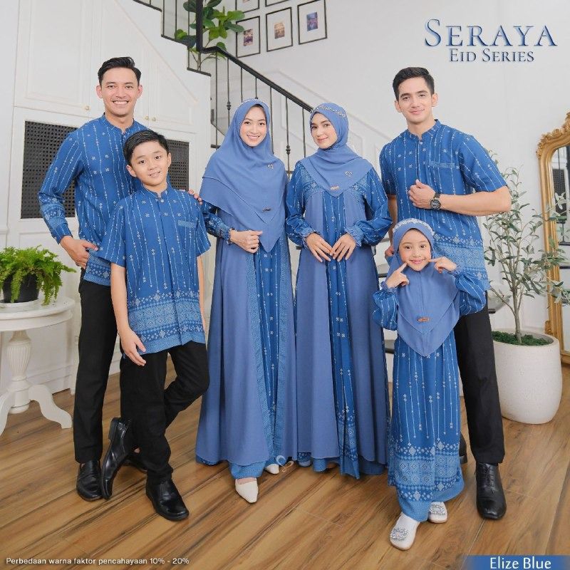 OPEN PO Baju Lebaran Sarimbit Seraya Dress