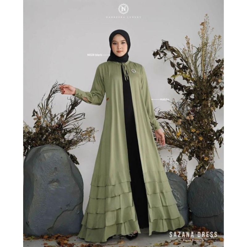 Sazana Dress Nadheera Gamis Nadheera