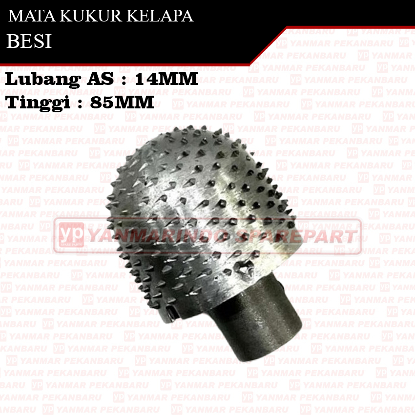 Mata Kukur Kelapa Mata Parut Kelapa Besi AS 14MM