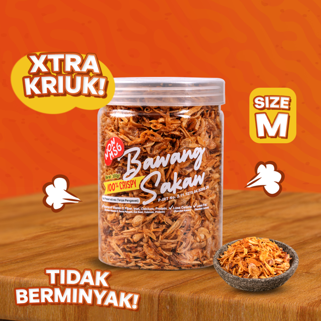 

Bawang Goreng Nagih size M @menuloco.id