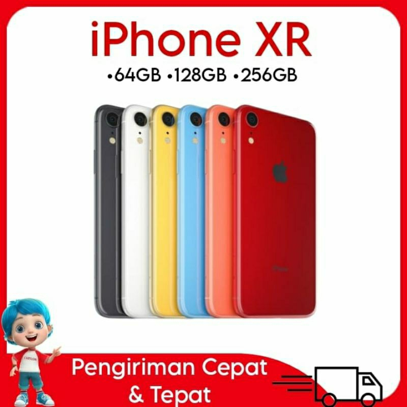 iPhone XR 256GB/128GB/64GB fullset second mulus 100% original
