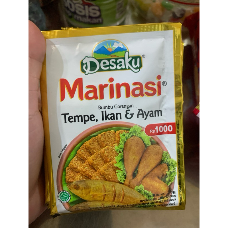 

DESAKU MARINASI BUMBU TEMPE IKAN AYAM 1000