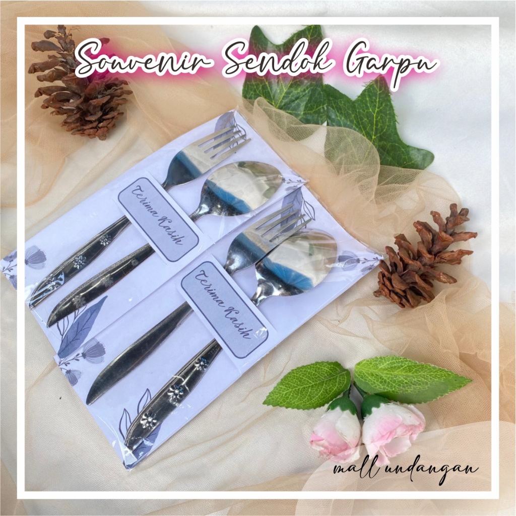 SOUVENIR PERNIKAHAN SOUVENIR SENDOK GARPU STAINLESS