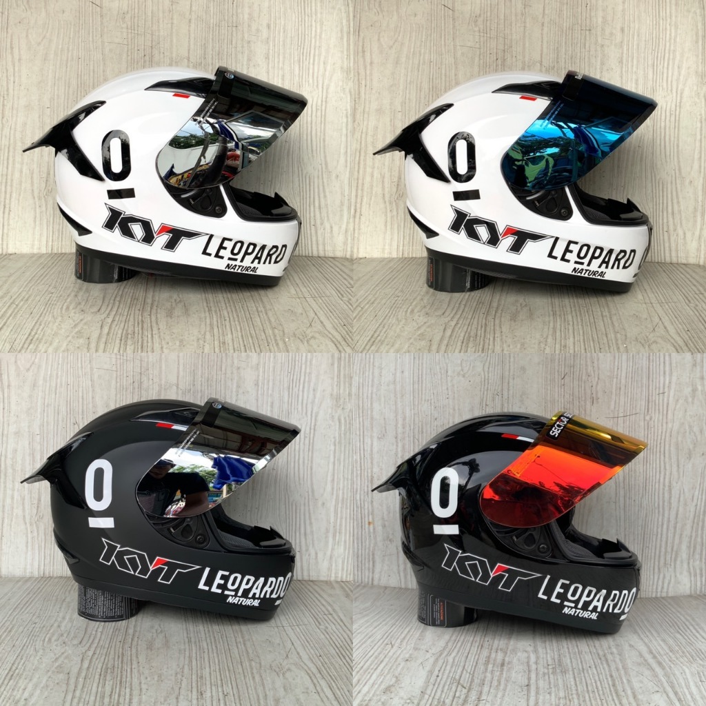 Neo HELM KYT R10 SOLID LEOPARD PAKET GANTENG HELM KYT FULLFACE KYT R10 LEOPARD