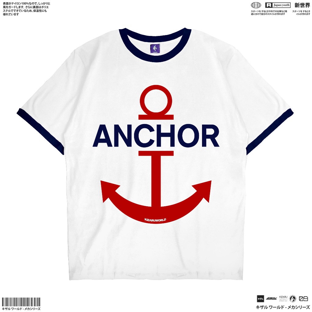 KIZARU Kaos Anime LUFFY ANCHOR