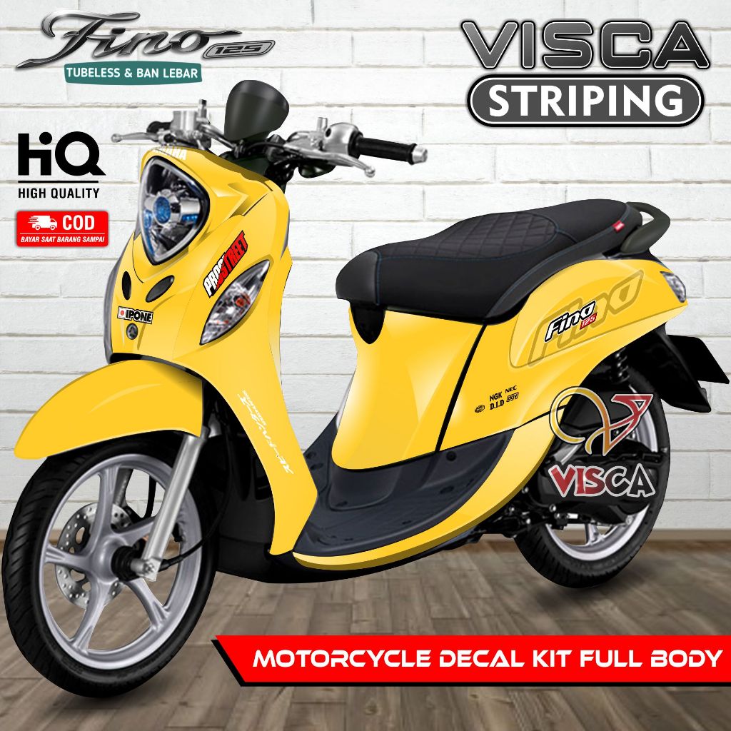 (PROMO SPECIAL) Decal Fino 125 Fullbody - Stiker Motor Fino 125 Full Body - Striping Fino 125 Full B