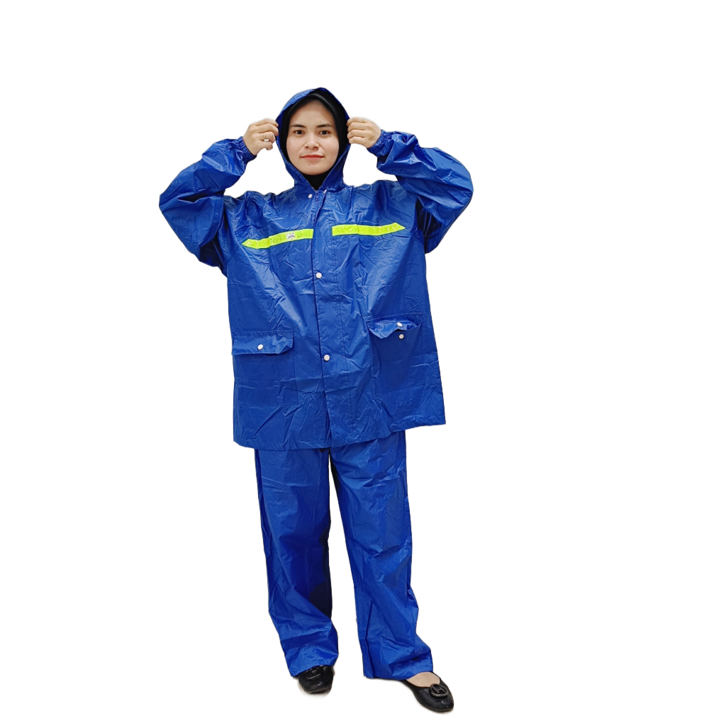 JAS HUJAN DOLPHIN BLUE PARASUT GENIO