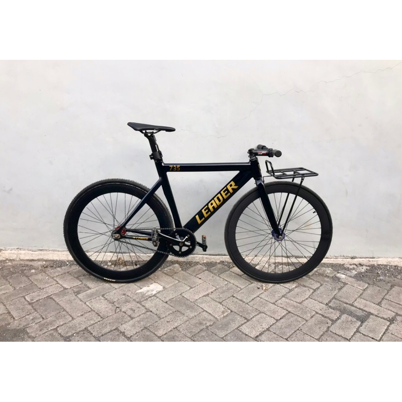 frameset sepeda fixie leader 735 original