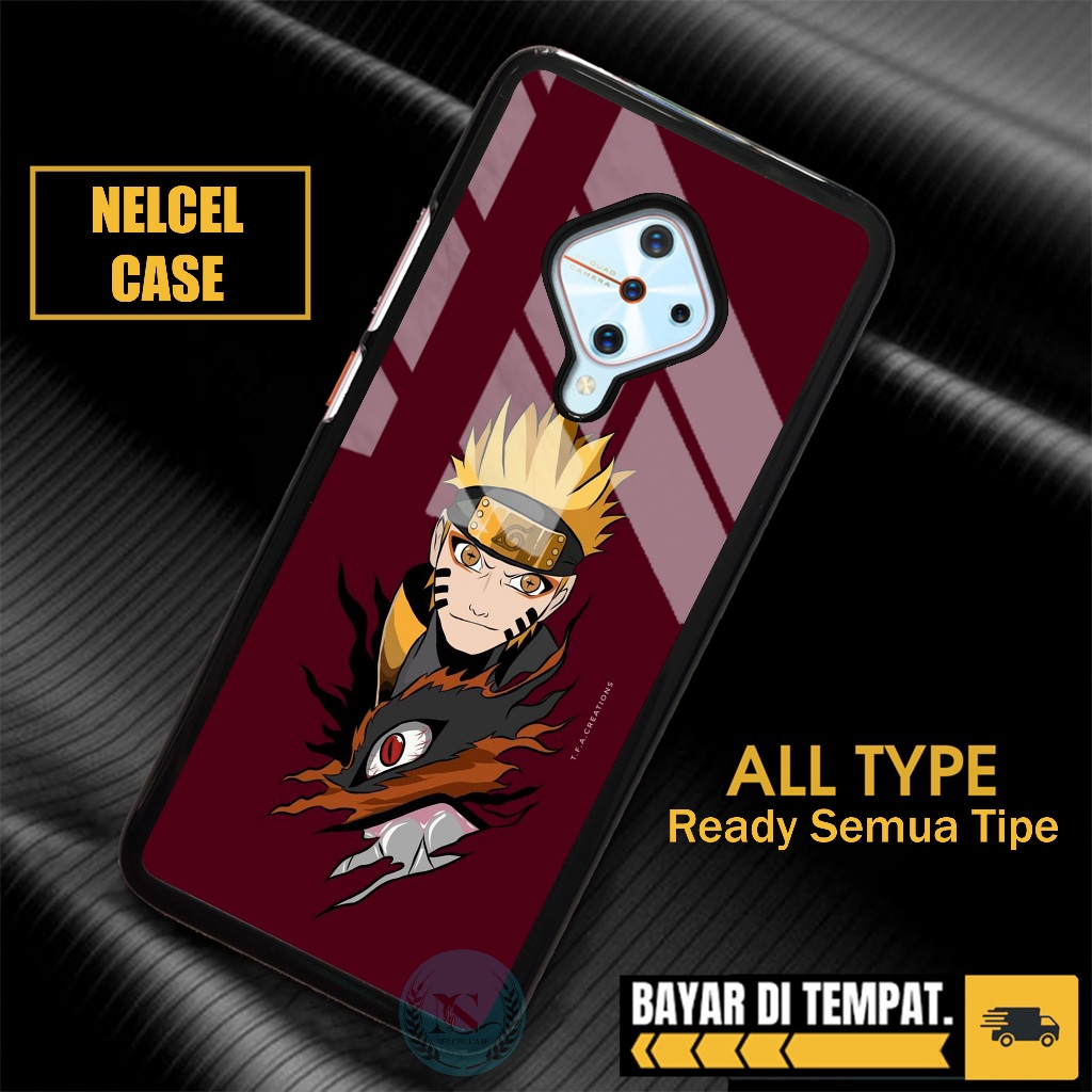Nelcel Case Vivo S1 PRO Y20 Y20i V19 Y30 Y50 V17 Pro S1 Pro V15 Pro Z1 Pro Back case Tempered Hard c
