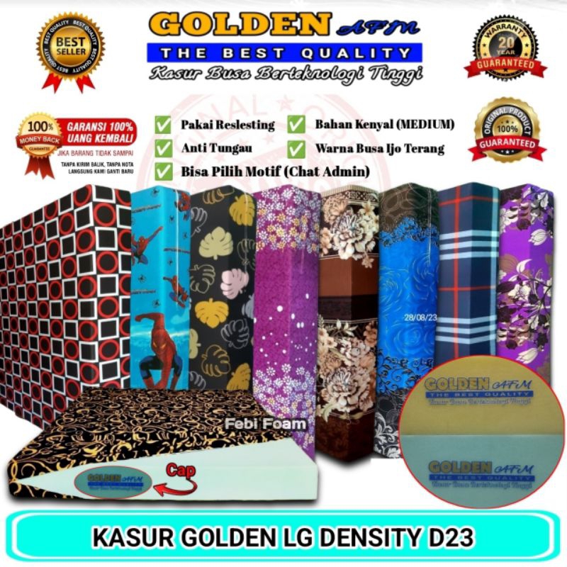 KASUR BUSA GOLDEN FOAM no 1&2 muat 4 orang tebal 20-30cm