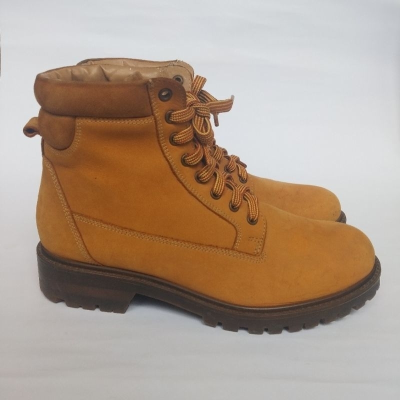 sepatu boots zara man kulit leather second outdoor