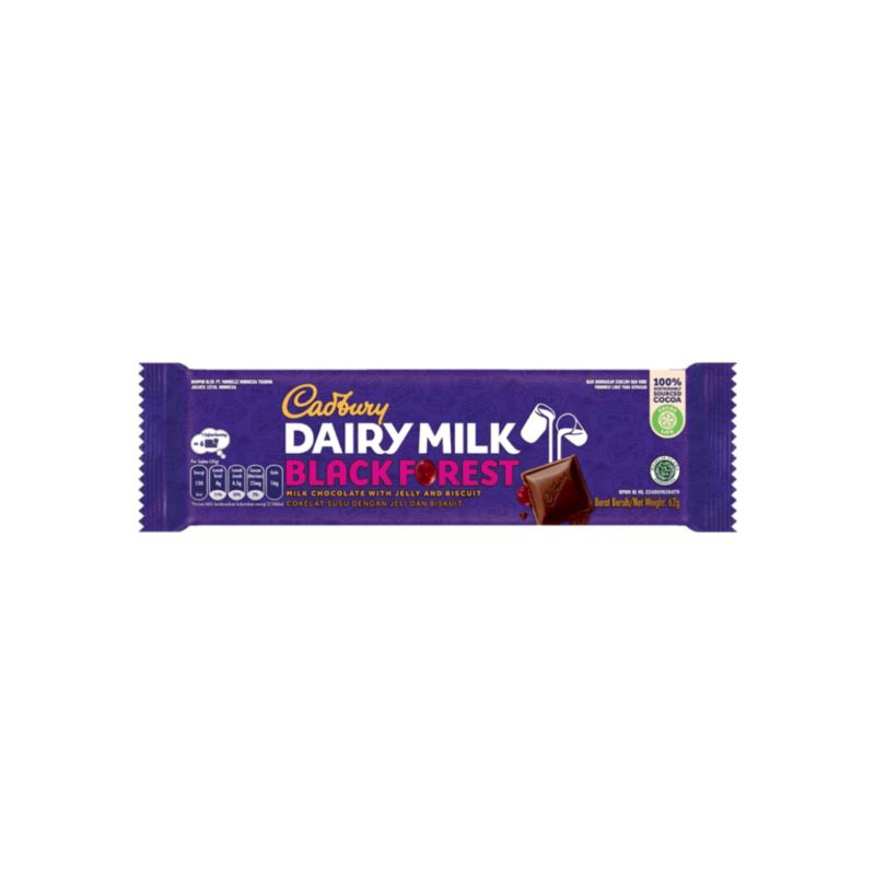 

Cadbury Dairy Milk Chocolate Black Forest 62gr