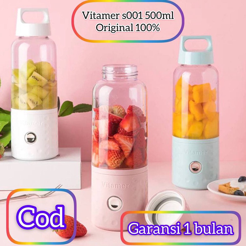 sQ Vitamer Portable Blender mini Juicer Cup 5ml 1 Original umtuk buah protein herbalife