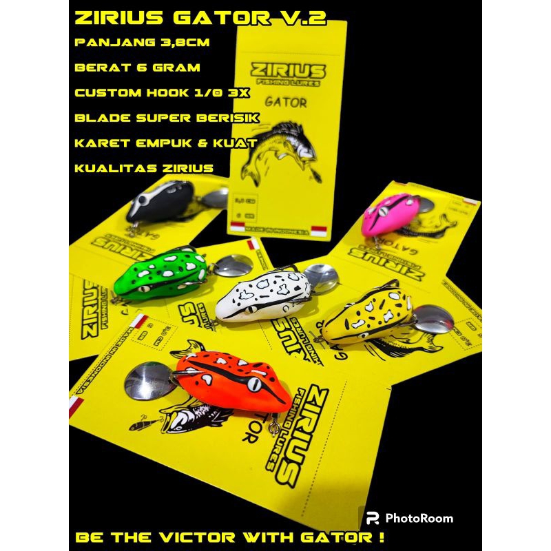 Umpan SoftFrog ZIRIUS GATOR