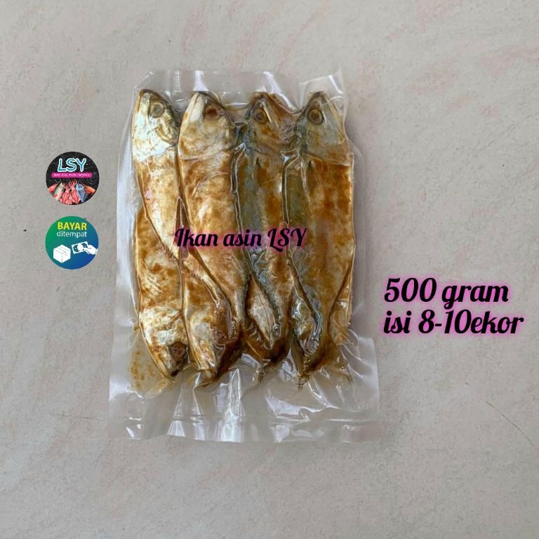 

DISKON ikan asin peda merah kembung baceman size jumbo 5 gram