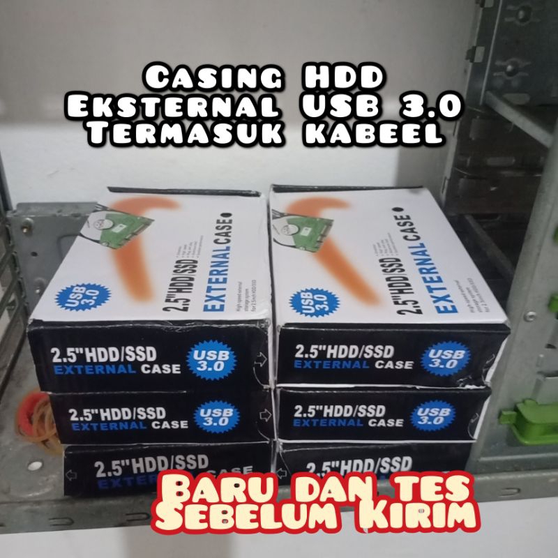 Case Hardisk eksternal USB 3.0 Cassing HDD 2.5