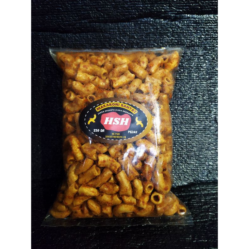 

MAKARONI BANTAT HSH PEDAS GURIH KEMASAN 250 GRAM