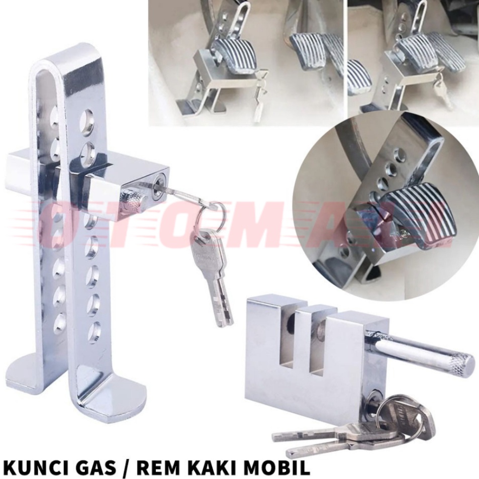 Kunci Stir Setir Kunci Pedal Mobil Anti Maling Leiqi Original Kunci Pengaman Pedal Mobil