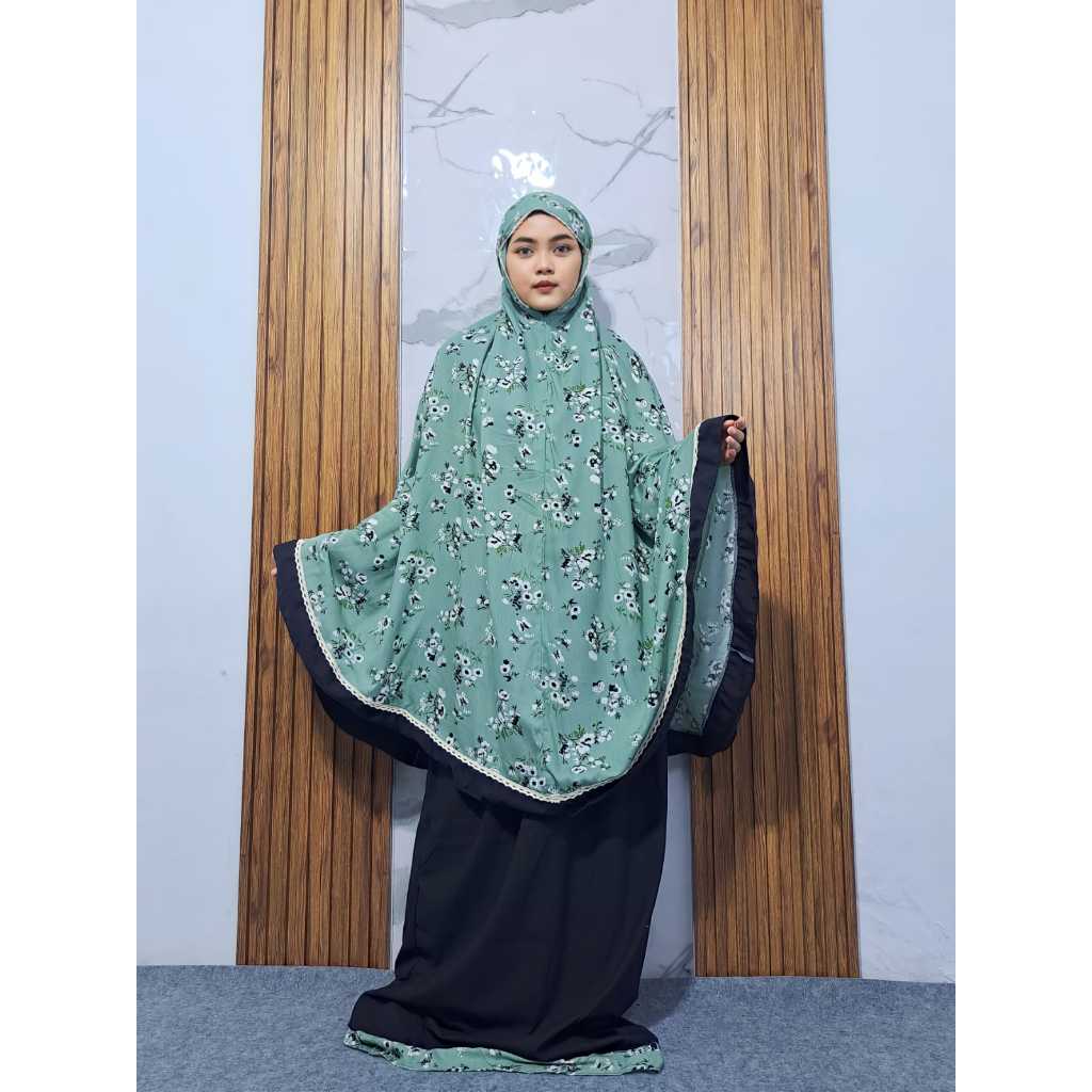 Mukena Adila Motif Rayon Mukena Motif 2IN1 Rayon Premium