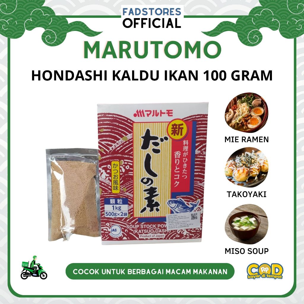 

Marutomo Hondashi 100gr - Kaldu Ikan Jepang - Dashi Stock