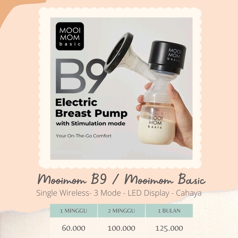 Sewa Pompa Asi Mooimom Basic