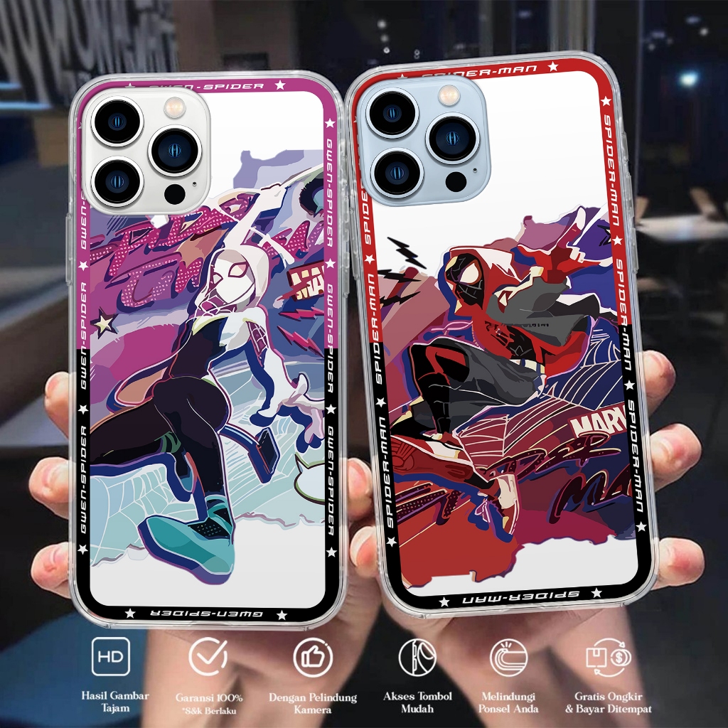 Case Motif SPIDERMAN COUPLE REALME 3 REALME 5 REALME 3 PRO REALME 8 5G REALME 8i REALME C1 C11 C2 C1