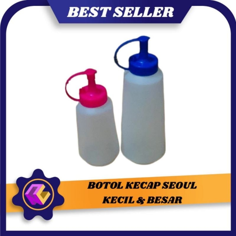 ( AJ ) BOTOL KECAP / BOTOL SAUS KECAP / BOTOL SAOS PLASTIK / BOTOL KECAP PLASTIK / BOTOL SERBAGUNA /