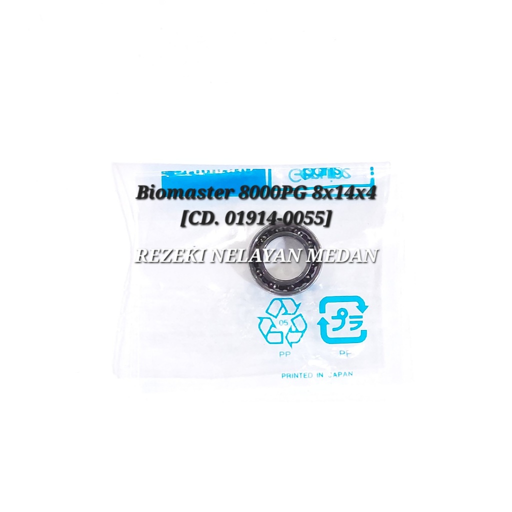 SPAREPART REEL SHIMANO BIOMASTER 8000PG BALL BEARING CD. 01914-0055 [8x14x4]