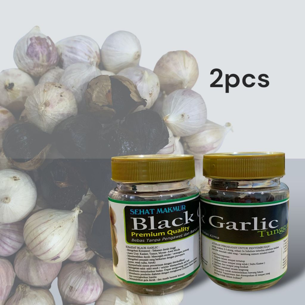 

Black garlic bawang hitam tunggal PAKET 2 100gram