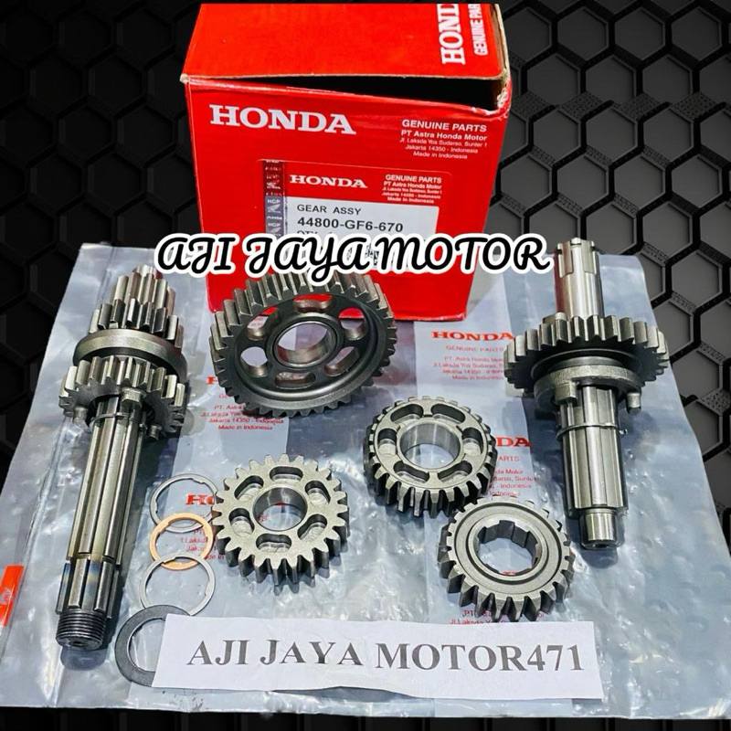 Gigi Rasio Komplit GF6 Honda Win Supra V Supra XX