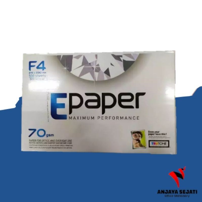 

Kertas HVS E-Paper 70Gr/75Gr F4