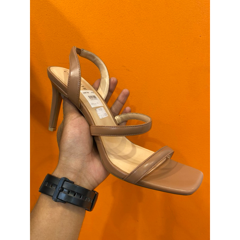 Hells Chrissie Cairo Sling Heels Nude/ Krem Original Payless