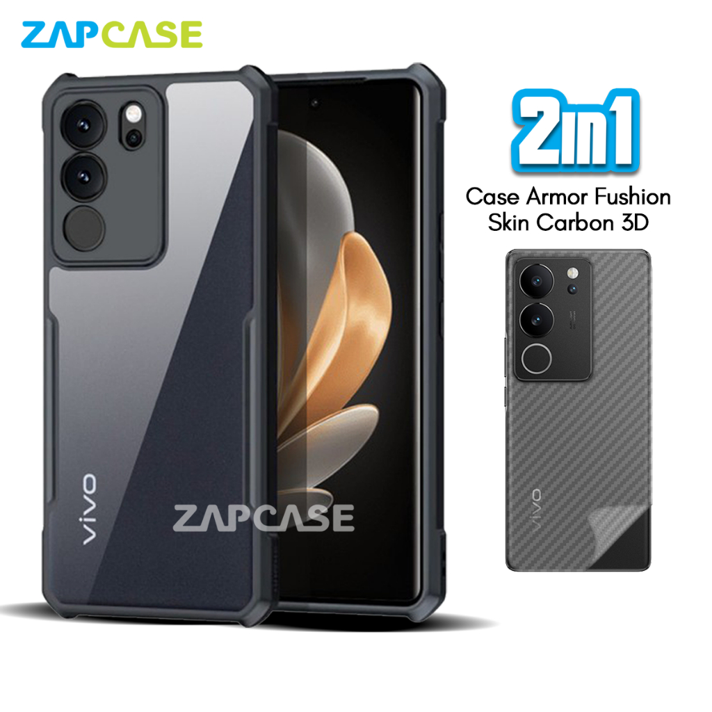 Case Vivo V29 5G/V29 Pro/S17 Pro Free Skin Carbon