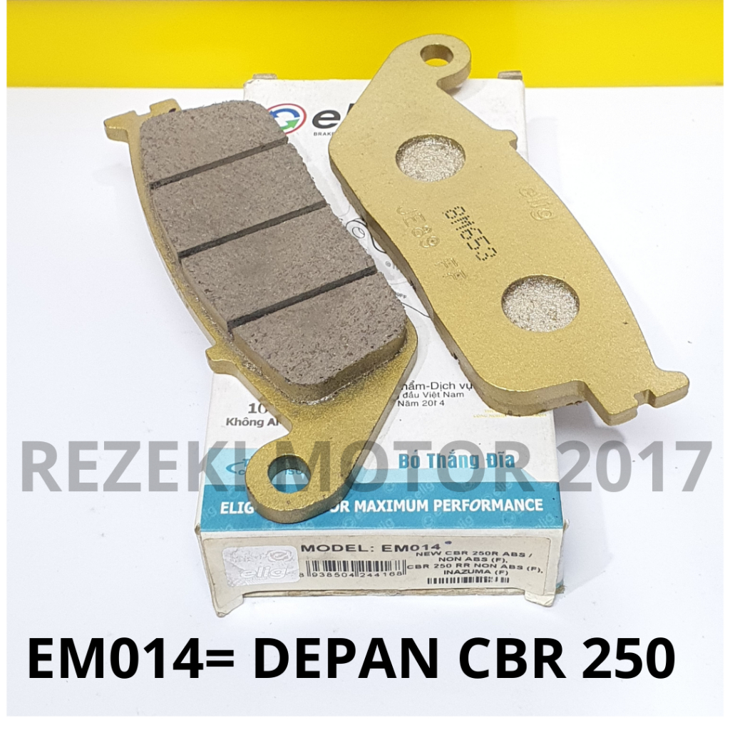 ELIG KAMPAS REM DEPAN HONDA CBR 250 EM014