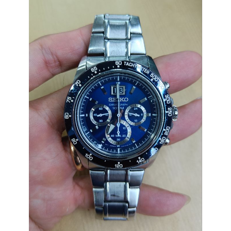 Seiko lord spc235p1 chronograph original bekas normal semua siap pakai