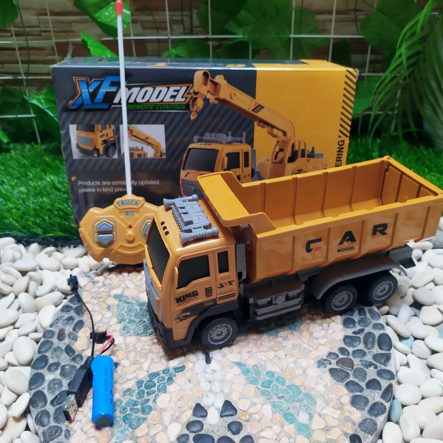 Mainan RC Dump Truck Remote Control - Mobil Truk Pasir Remot Anak Laki