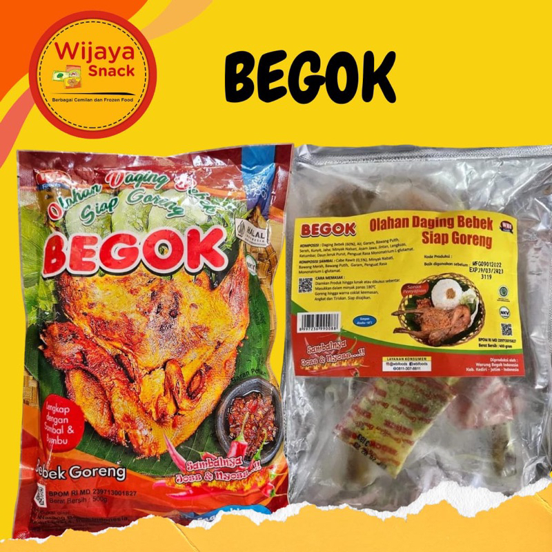 Begok (Bebek dan ayam Goreng Frozen)