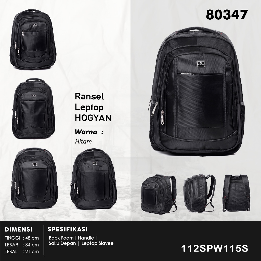 Tas Ransel Pria Hongyan 18 inch Polo Wisdom